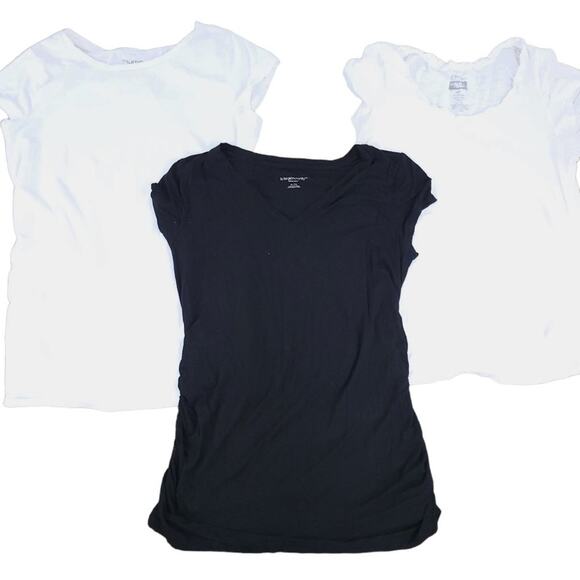 Maternity Lot of 3 Shirts Old Navy, Liz Lange, Thyml XL Xlarge Short Sleeve - Picture 1 of 1